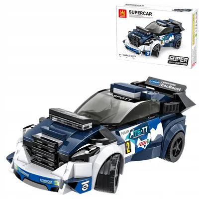 Produktbild von Wange 2879 Sportwagen Rennwagen Konstruktionsspielzeug 200 Teile