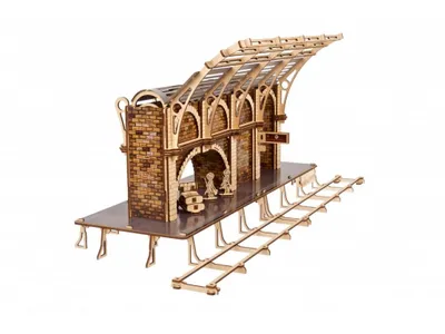 Immagine prodotto di Kit di legno 3D meccanico per la piattaforma del treno di Harry Potter