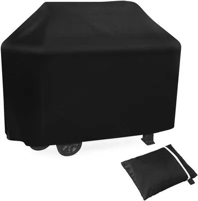 Zdjęcie produktu dla Wodoodporny pokrowiec na grill, 132 x 66 x 109 cm, wiatroodporny, odporny na promieniowanie UV, do użytku na zewnątrz