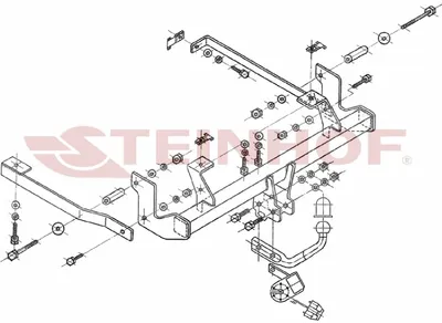 Produktbild von Z547558 Anhängerkupplung passend für PEUGEOT 807 2002-04/2005 starr