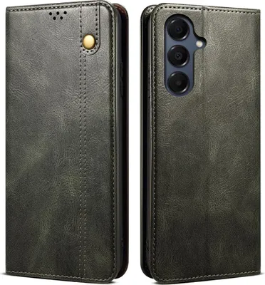 Produktbild von Samsung Galaxy A17 Hülle - Coverup Premium Classic Klapphülle - Grün