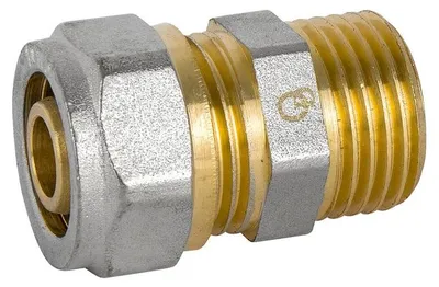 Immagine prodotto di Raccordo Pex-Al-Pex Cromato 1/2*16 Maschio - D001.1/2*16