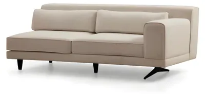 Produktbild von Weiße U-Form Wohnzimmer Couch Designer Sofas Polster Möbel