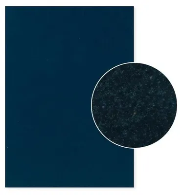Produktbild von Plottermarie Plotterfolie Premium Flockfolie mit samtiger Oberfläche – Plotterfolie für Textildruck, T-Shirts, Baumwolle, Polyester & Mischgewebe A4 - 350 Navy