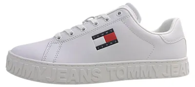 Produktbild von Tommy Hilfiger TJW Logo Outsole ESS Damenschuhe Schnürschuhe Sneaker Weiß