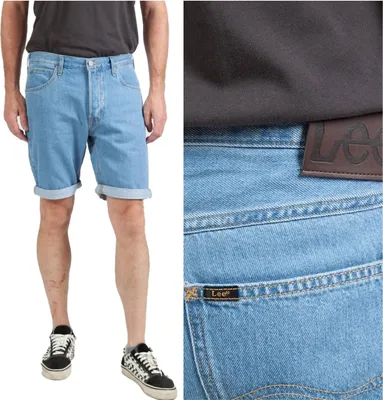 Produktbild von LEE Herren, Shorts 5 POCKET SHORT, Regular fit, W32, Blau, kurze, hosen,