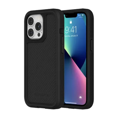 Produktbild von Schutzhülle Griffin Survivor Earth Case für iPhone 13 Pro, schwarz