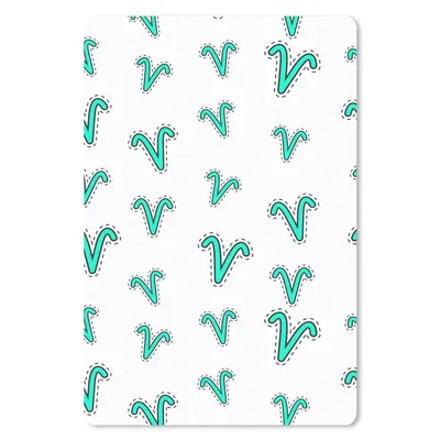 Produktbild von MuchoWow® Mauspad Mousepad Widder - Tierkreiszeichen - Design 40x60 cm - Mousepads - Maus Mat - Pad - Mausunterlage - Schreibtisch Accesoire