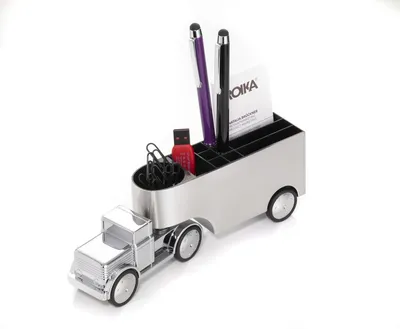 Produktbild von TROIKA OFFICE TRUCKER, Chrom, Silber, Metall, 205 mm, 46 mm, 70 mm, 360 g