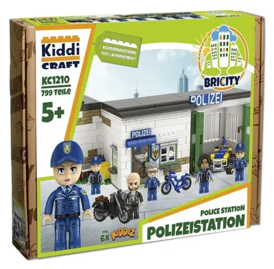 Produktbild von KiddiCraft KC1210 Brickcity Polizeistation