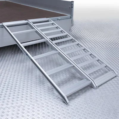 Productafbeelding van Extra brede oprijplaat met trap