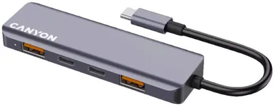 Zdjęcie produktu dla Canyon Hub Ds-18 5 W 1 Usb-C Szary