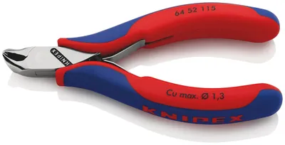 Produktbild von Knipex 64 52 115, Vornschneider, Stahl, Blau, Rot, 115 mm, 69 g