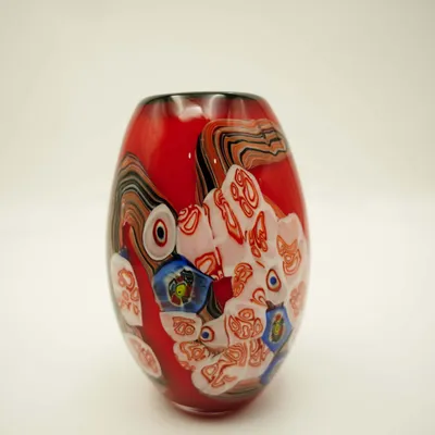 Produktbild von Vase Murano-Stil Lina Höhe ca.18,5cm Handarbeit