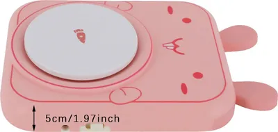 Image de Tour de potier électrique, sûr pour les enfants, stimule la créativité, rose