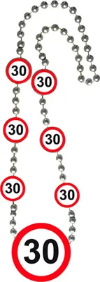 Produktbild von 1 Geburtstag Kette 30 Jahre Party Deko