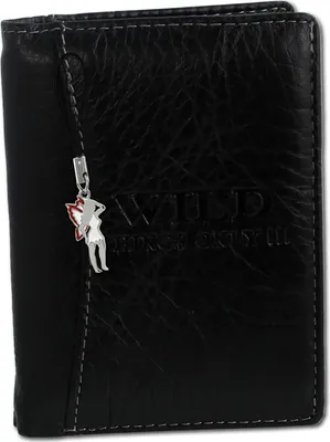 Produktbild von Portemonnaie schwarz Wild Things Only Leder D2OPJ113S