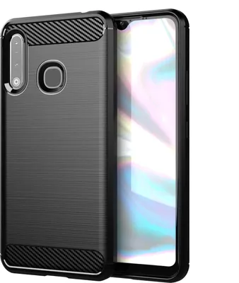 Produktbild von Cadorabo Hülle für Samsung Galaxy A70e in Schwarz Schutzhülle TPU Case Cover Etui Handyhülle