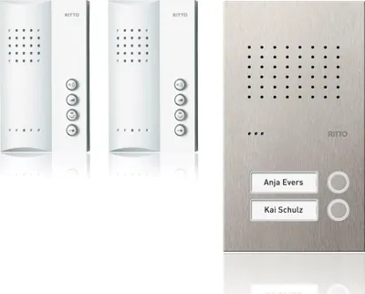 Zdjęcie produktu dla Ritto RGE1818425 System domofonowy audio stal nierdzewna