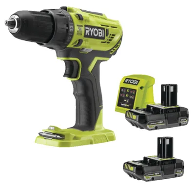 Produktbild von RYOBI Schlagbohrschrauber + 2x Akkus (2,0 Ah) + Ladegerät