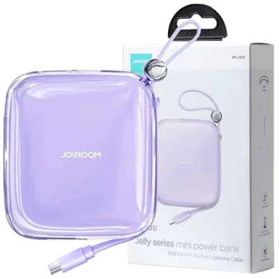 Produktbild von Powerbank Joyroom Jr-L005 10000Mah Lightning Usb-A - Fioletowy