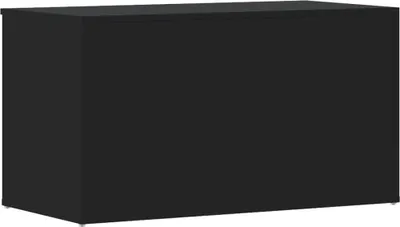 Obrázek produktu pro vidaXL Úložná truhla černá 84x42x46 cm Dřevěný materiál