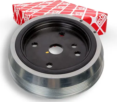 Produktbild von FEBI BILSTEIN 103963 Riemenscheibe Kurbelwelle für VOLVO XC60 (156) 157mm 4-Rippen