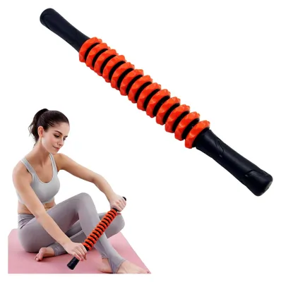 Produktbild von Muskelmassageroller für die Therapie, Faszienstab und Multifunktionsmassagerolle für Beine, Rücken, Schultern und Nacken
