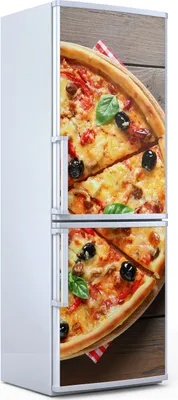 Produktbild von Magnete Dekorative - 70 cm x 190 cm - Küche - Magnetmatte Kühlschrankmagnete - Pizza Oliven Würstchen