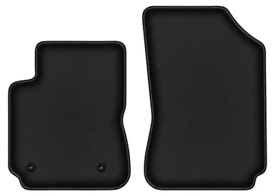 Immagine prodotto di Tappetini anteriori in moquette per Citroen C4 Cactus II 2018- (crossover) – 2 pezzi, neri, su misura – Wielganizator DURBAN