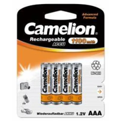 Obrázek produktu pro Nabíjecí AAA mikrotužkové baterie HR03 1100mAh 4ks v balení - Camelion originál