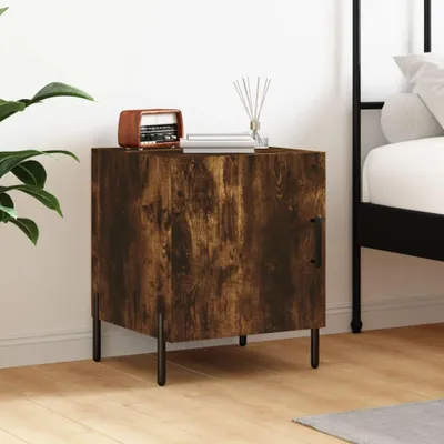 Obrázek produktu pro vidaXL Noční stolek Smoked Oak 40x40x50 cm výrobek ze dřeva