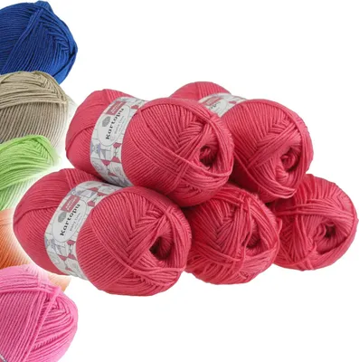 5x100g Strickgarn Kartopu BABY ONE rosé