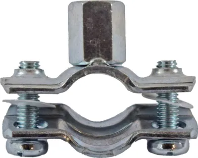 Produktbild von 2 Stück - Schraubrohrschelle 3/4" Anschluss 1/2" mittelschwere Ausführung ohne Einlage : 26-30 mm x 1/2 Zoll Größe: 26-30 mm x 1/2 Zoll