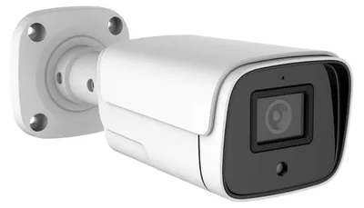 Obrázok produktu pre 5MP IP kamera s napájaním cez Ethernet (PoE), bezpečnostná bullet kamera s mikrofónom a detekciou pohybu
