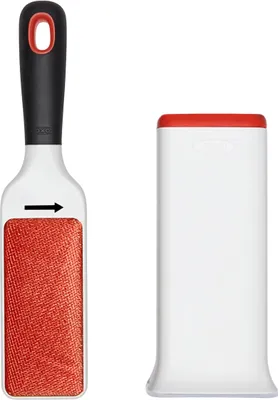 Produktbild von OXO 12168800V2MLNYK Kleiderbürste selbstreinigend, schwarz/rot/weiß