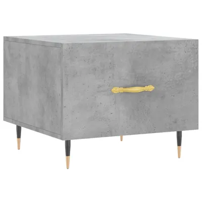 Produktbild von Couchtisch Betongrau 50x50x40 cm Holzwerkstoff