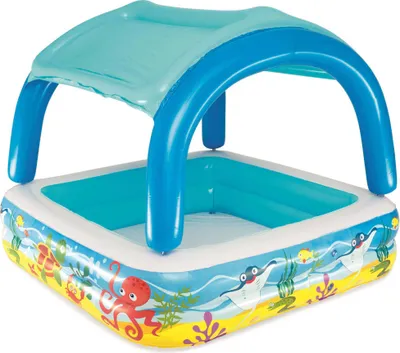 Productafbeelding van Bestway Speelbad met overkapping 140x140x114 cm blauw 52192