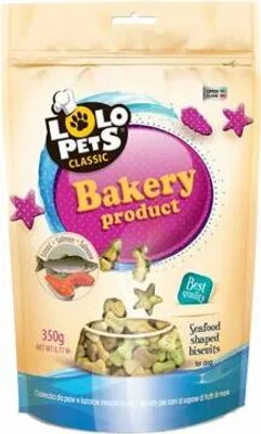 Image de LOLO Biscuits SEAFOOD BONES au saumon pour chiens 350 g