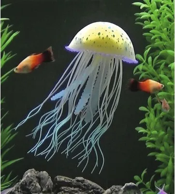 Produktbild von Dekoration Silikon-Qualle Deluxe blau