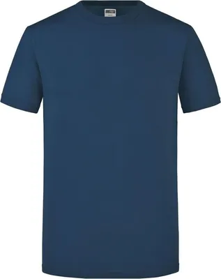 Produktbild von Men's Slim Fit-T Figurbetontes Rundhals-T-Shirt navy, Gr. M