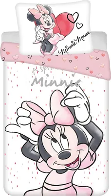 Produktbild von JERRY FABRICS Leinen inklusive Minnie Weiß Baumwolle, 140/200, 70/90 cm