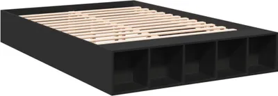 Produktbild von Bettgestell Schwarz 150x200 cm Holzwerkstoff