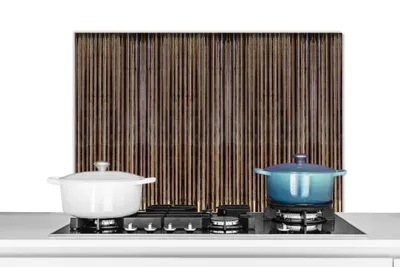 Obrázek produktu pro KitchenYeah® Splashback kitchen - Kuchyňský splashback - Ochrana stěny sporáku a dřezu - Rez - Vzor - Šachovnicová deska 90x60 - Alu-Dibond (alternativa ke skleněnému splashbacku) - Tepelně odolný - Splashback na sporák - Kuchyňský splashback