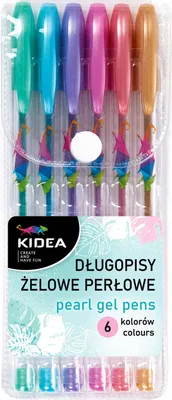 Produktbild von DERFORM Perlengelstifte 6 Farben Kidea P24