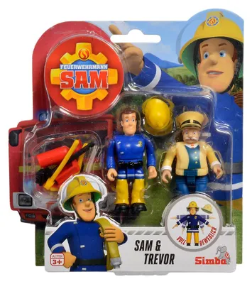 Produktbild von Sam & Trevor | Feuerwehrmann Sam | Spiel-Figuren Set | Simba Toys