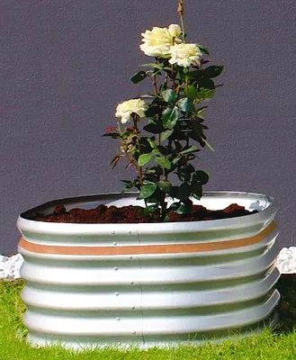 Produktbild von Hochbeet Vita Rund 401, blank