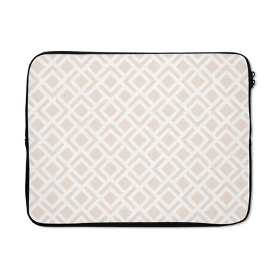 Obrázek produktu pro Pouzdro na notebook 17 palců Vzory - Abstraktní - Béžová - Geometrie Brašna na notebook