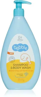 Produktbild von Bebble Baby-Shampoo & Waschgel mit Kamille und Linde, 400 ml
