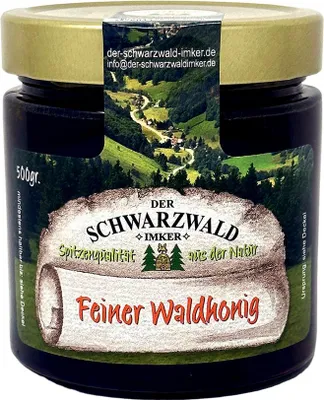 Produktbild von Feiner deutscher Waldhonig aus dem Schwarzwald: 500g Deutscher Imkerhonig